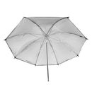 FOTGA 33 Inch 83cm Photo Studio Flash Reflector Black Sliver Umbrella