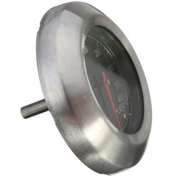 Stainless Steel Thermometer Barbecue BBQ Smoker Grill Temperature Gauge 60-430