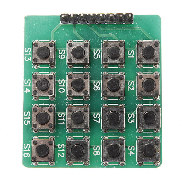 5Pcs 4x4 16-Key Matrix Keypad Keyboard Module 16 Buttons