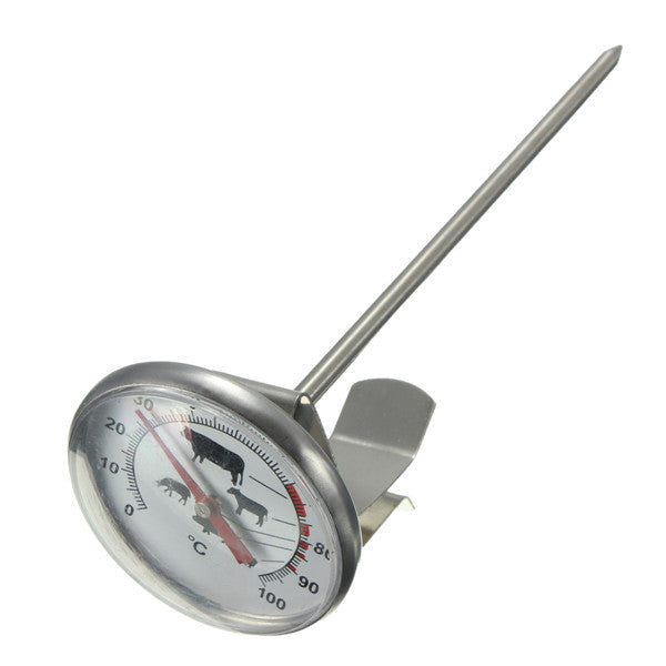 Stainless Steel Pocket Probe Thermometer Gauge Food Thermometer