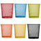 New Colourful Metal Mesh Waste Bin Rubbish Paper Net Basket Home Office Durable