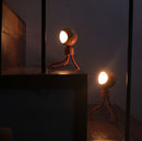 LED Night Light Sound Control Dimmable USB Rechargeable Lamp For Bedroom Cabinet