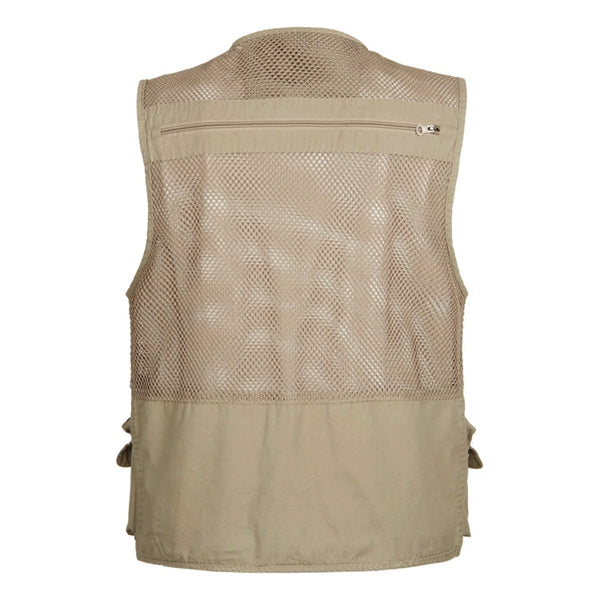 Multi Pockets Fishing Mesh Vest  Hunting Vest Photographing Vest Fishing Clothes