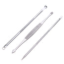 Y.F.M 8Pcs Blackhead Remover Pimple Stainless Steel Acne Needle Tool Kit