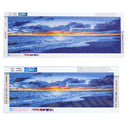 Full Drill 5D Diamond Paintings Tool Sunset Sea Embroidery Canvas Home Art DIY Decorations