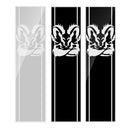 97x 25CM Car Stripe Racing Stickers PVC Decals for Dodge Ram 1500 2500 3500 5.7L DS011