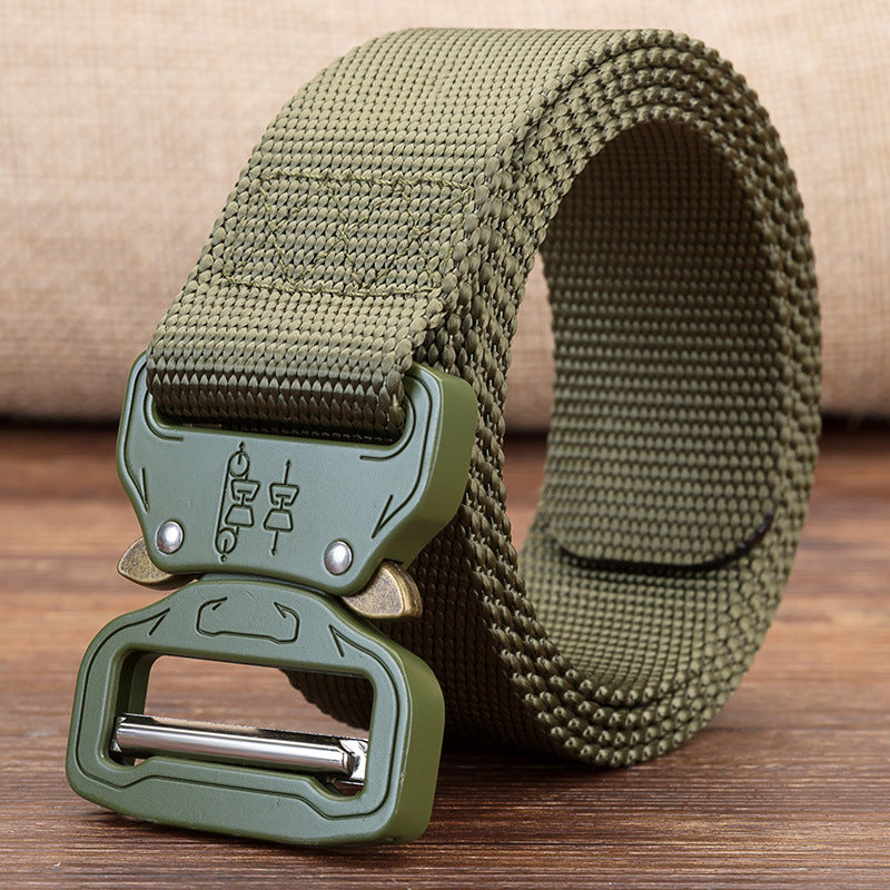 135cm KALOAD F4H Tactical Belt Release Buckle Nylon Belt Camouflage Belt Inserting Quick Outdoor Hunting Camping Waist Belt