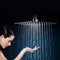 TAPCET 8" Ultrathin Square/Round Stainless Steel Shower Head Rainfall Shower Head Top Spray Pressure