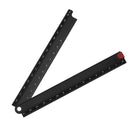 Drillpro Foldable 0-300mm 90 Degree Angle Ruler Woodworking Stationery Line Drawing Ruler