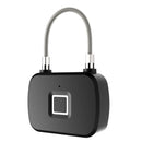 ANYTEK L13 Fingerprint Security Keyless Lock Plastic Three Color Light Wire Rope Lock 3M 10 Sets of Fingerprint lock Induction