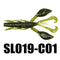 SeaKnight SL019 6pcs 10g 101.5mm/4'' Soft Fishing Lure Worm Swinging Tail Fishing Bait