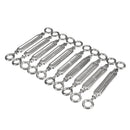110PCS Stainless Steel G316 Turnbuckle Balustrade Kit Wire Cable DIY HandrailCable Clip