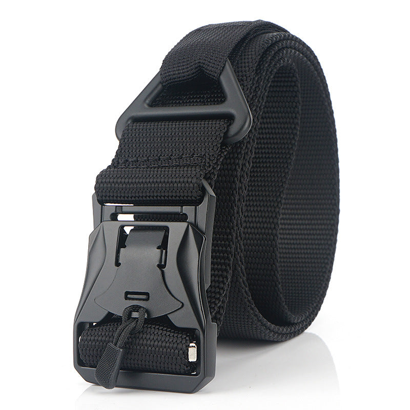 ENNIU DS3 125CM Zinc Alloy Heavy Duty Tactical Belt Outdoor Nylon Leisure Waist Belts