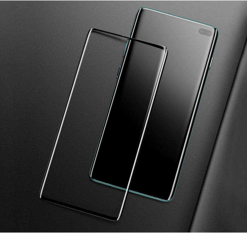 Full Body Clear Touch Screen Protective Case+3D Tempered Glass Screen Protector For Samsung Galaxy S10 Plus
