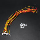 Excellway 20Pcs Mini Micro JST 2.0 PH 3 Pin Connector Plug With 30cm Wires Cables