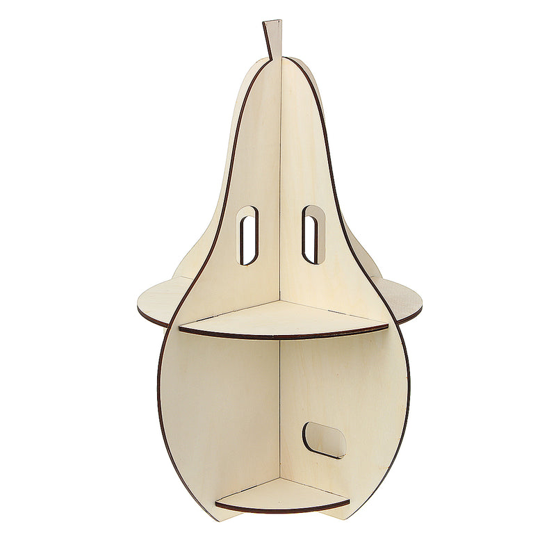 Wooden Rack Pear-shaped Racks Display Craft Shelf Home Decorations Nordic Style Gift