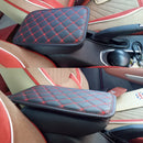 PU Leather Center Car Console Armrest Pad Covers Protection Cushion Universal