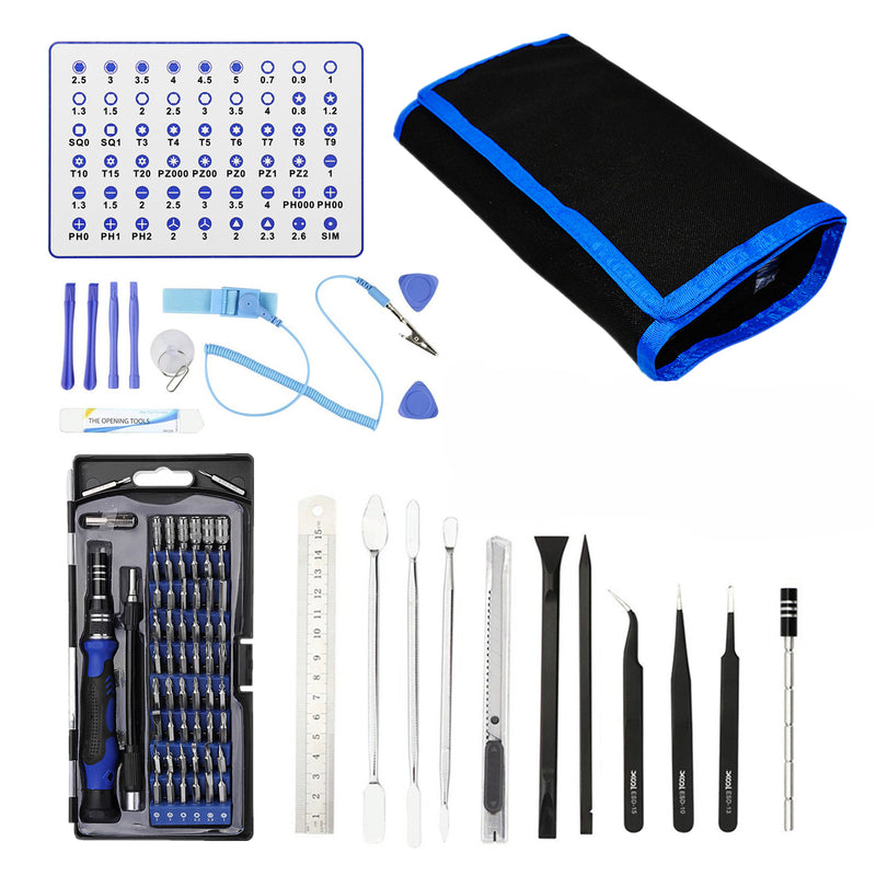 80 in 1 Repair Opening Tool Kit Screwdriver Set for Electronic Phones iPad PC