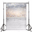3x5ft Bokeh Glitter Wood Photography Vinyl Backdrop Studio Background