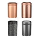 Mini Round Pocket Tea Tin Metal Canisters Container Sugar Coffee Storage Box Jar Parts Storage Box