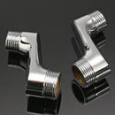 2Pcs Claw Foot Bath Tub Shower Faucet Adjustable Adapter Swing Arms 3/4 1/2 Replacement Accessories
