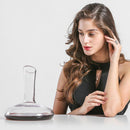 Circle Joy Round Crystal Decanter Bottles Decanter Crystal Glass W-ine Pourer W-ine Carafe Aerator