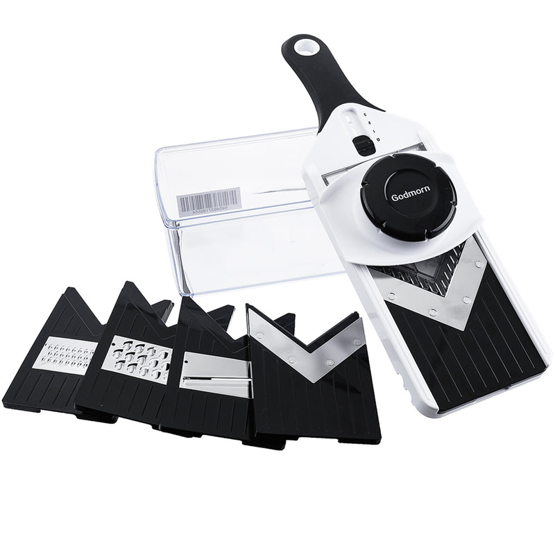 A1801 Mandoline Slicer Dicer 5 Blades Multi-function Food Slicer Vegetable Cutter Chopper