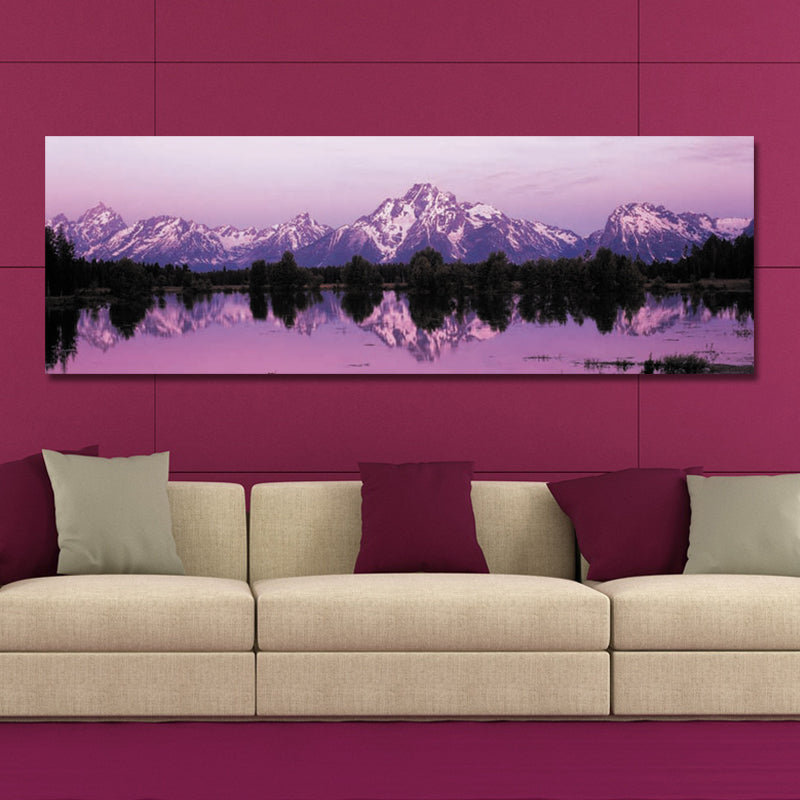 DYC 10357 Single Spray Oil Paintings Snow Mountain Photography For Home Decoration Paintings Wall Art