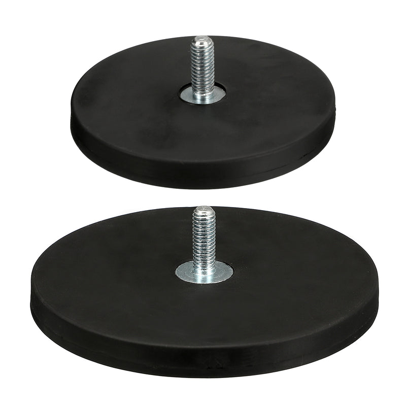 66/88mm Rubber N42 Neodymium Magnet Coated Pot Magnetic Rubber