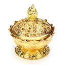 Mini Alloy Bronze Incense Burner Incensory Craft Home Office Decoration