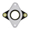 4Pcs 53.8*53.8mm NEMA17 Stepper Motor Vibration Shock Absorber Damper with Black Heat Sink for 3D Printer CNC Part