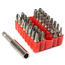 33pcs Security Hole Hex Star Spanner Electric Star Screwdriver Hex Bit Set Magnetic Holder Rod