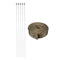 4.5m x 25mm Titanium Header Exhaust Heat Wrap Tape Protection with Stainless Steel Zip Ties