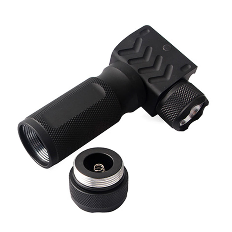KALOAD 9910 Vertical Foregrip LED Flashlight Tactical Grip Torch Target Measure Sight Rail Mount
