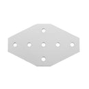 Machifit Aluminum 7 Holes Join Plate Corner Bracket for 2020 V-slot Aluminum Extrusions Profiles CNC Parts