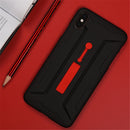 NILLKIN Matte Hidden Finger Ring Holder Shockproof Back Cover Protective Case for iPhone XS MAX