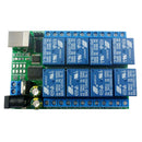 2 in 1 DC 5V 12V 24V 8Channel USB Serial Port Relay Module UART RS232 TTL Switch Board CH340 for Windows Linux MAX OS