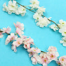 Artificial Silk Cherry Blossom Flower Hanging Vine Garlands Home Wedding Decorations