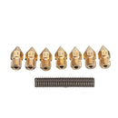 2Pcs 1.75mm 0.2mm~1.0mm Brass Nozzle+10Pcs 0.4mm Brass Nozzle With Lettering+30MM M6 Throat Kit Boxed for 3D Printer Reprap