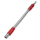 Drillpro 200mm Metal Flexible Extension Drill Shaft 1/4 Inch Hex Screwdriver Bit Holder