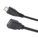 5V/2.5A Micro USB Female to Male Extension Power Cable With On/Off Switch For Raspberry Pi