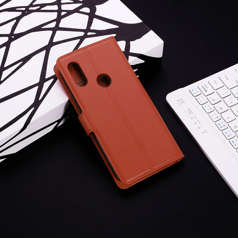 Bakeey Litchi Pattern Shockproof Flip with Card Slot Magnetic PU Leather Full Body Protective Case for Xiaomi Redmi 7 / Redmi Y3
