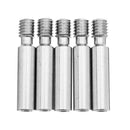5PCS 1.75mm MK8 M6x30mm Stainless Steel Nozzle Throat With Teflon For 3D Printer Extruder
