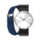 TIMEROLLS COB Ultra-thin Luminous Display 30m Waterproof Leather Strap Quartz Watch from Xiaomi YouPin