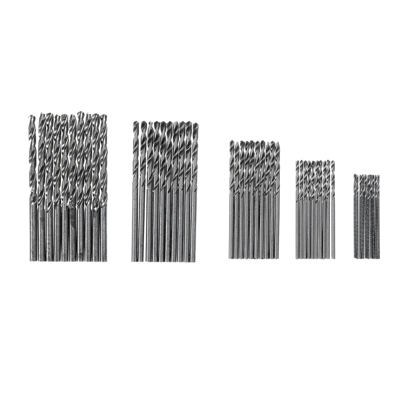 50pc Packs HSS High-speed 1/1.5/2/2.5/3mm Twist Drill Bit Steel Serratula Steel Wood