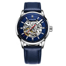 OCHSTIN 62001 Automatic Mechanical Watches Luminous Display Leather Strap Clock Men Wrist Watch