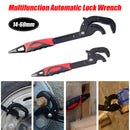 High Carbon Steel Adjustable Auto Lock Wrench Spanner Repair Kit Hand Tools 14-60mm Muti-Function Mechanic Tool
