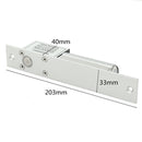 12V Electric Mortise Lock Low Temperature Bolt Lock for Access Control Wood Metal Door