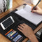 Fixed board + computer + mobile phone Holder bracket folder Multi-function a4 custom paper clip board stationery leather sales manager folder talk single business folder board