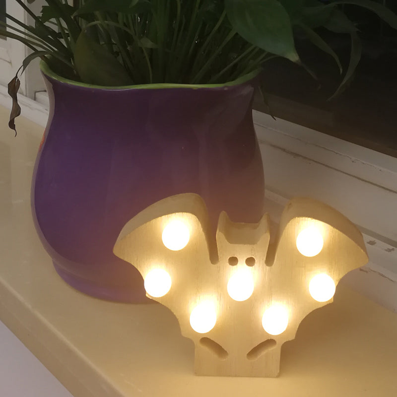 Loskii JM01684 Halloween Decoration Pumpkin LED Night Light for Party LED Night Light Festive Atmosphere Lights Christmas Decoration